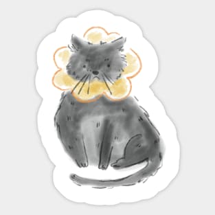 Bucky Butterflower Cone - Without Text Sticker